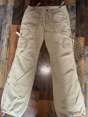 Express Khaki Cargo Pants with Utility Pockets